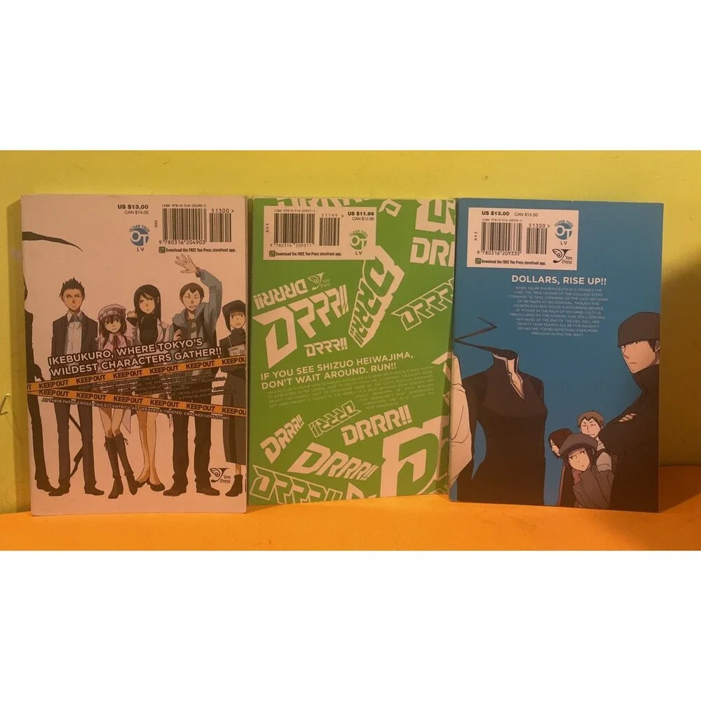 Durarara!! manga series by Ryohgo Narita and Akiyo Satorigi 1 ,2 & 4 - Picture 2 of 2